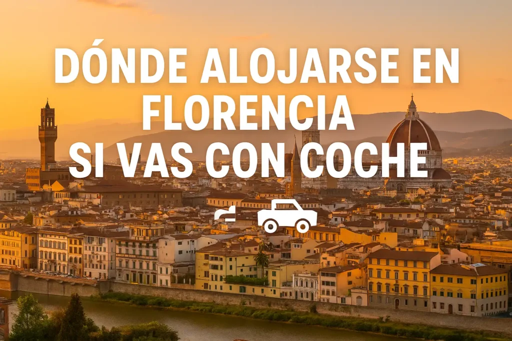 donde alojarse en florencia con coche