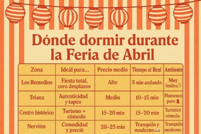 donde alojarse en la feria de abril de sevilla