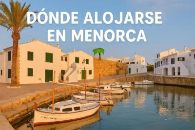donde alojarse en menorca