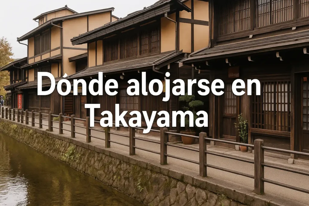 donde alojarse en takayama