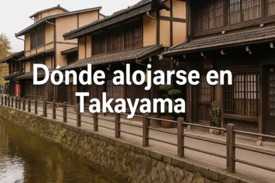 donde alojarse en takayama