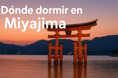 donde dormir en miyajima