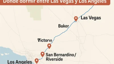 Dónde dormir entre Las Vegas y Los Ángeles