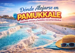 🏞️ Dónde alojarse en Pamukkale – Mejores zonas y hoteles para dormir cerca de las terrazas de travertino